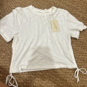 Universal Thread White Tie-Side Top